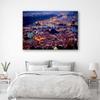 Canvas print, Prague city night architecture