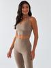 Beige Sports Bra - Morning Dew