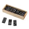 Creative Double Six Dominoes with Wood Case for Adults Classic Nine Chess Game Pai Gow Paigow Poker