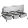 Kemeirui Stainless Steel Buffet Food Display and Storage Set