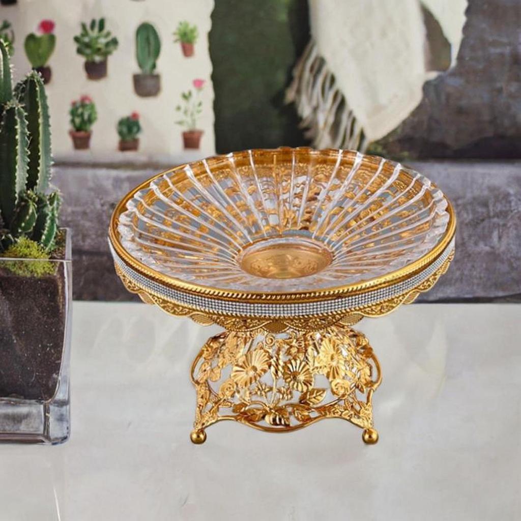 Фруктовая тарелка с ножками, блюдо для хранения продуктов, многоцелевая десертная металлическая демонстрационная тарелка, подставка, миска, поднос для змеи для домашней кухни