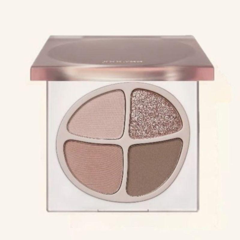 JOOCYEE - Четырехцветная палетка теней для век - Туманный персик