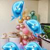 Фольгированные 4D шары-киты  Гигантские шары с морскими животными для вечеринки по случаю дня рождения  Для мальчиков