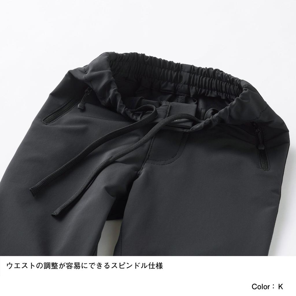 The North Face Barb Size 140 Kids' Pants, Unisex, Water-Repellent, Stretch, Anti-Static, Black,