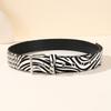 Leopard Print Heavy Metal Belt Punk Women's Belts Trend Jeans Belt  Fashion Decoration