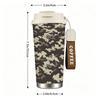 Camouflage Print Durable Travel Insulated Coffee Tumbler Vacuum Sealed Mug, Portable Leakproof Cup for Hiking Outdoor Sport