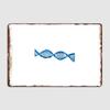 Dna Poster Metal Plaque Wall Pub Club Bar Custom Painting Décor Tin Sign Poster