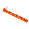 Vertical Tool Rack, Orange, 60cm Long, 3500-20