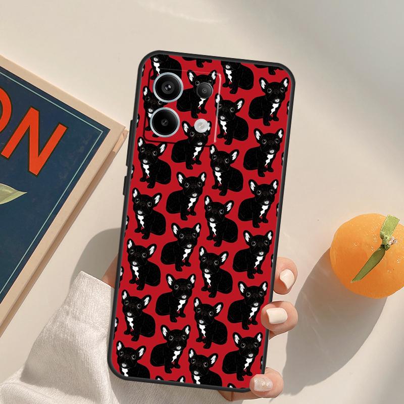 French Bulldog Dog Funda For Xiaomi Redmi Note 13 Pro 9 10 11 12 14 Pro 10S 11S 12S Redmi 14C 13C 10C 12C Case
