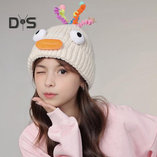 Мультяшная шерстяная шапка с выдвижными щупальцами, теплая вязаная шапочка для детей, реквизит для фотосъемки, головной убор для катания на лыжах, походов, термошапка для взрослых и подростков