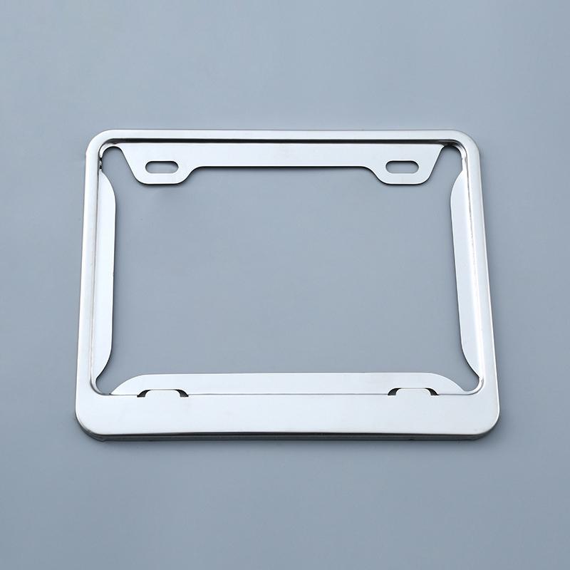 Motorcycle Carbon Fibe License Plate Frame Number Plate Cover Protection for Spain Moto Universal Stainless