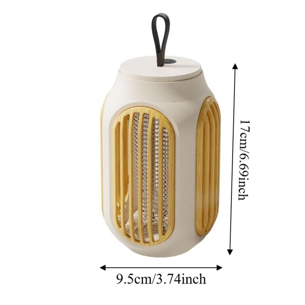 Cordless Shock Bug Zapper USB Charging Insect Fly Trap Effective Electric Mosquito Lamp Garden