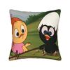 Cartoon C-Calimer Pillow Cover Retro Trendy Pillow Case For Sofa Home Decor Soft Pillowcases Gift Idea