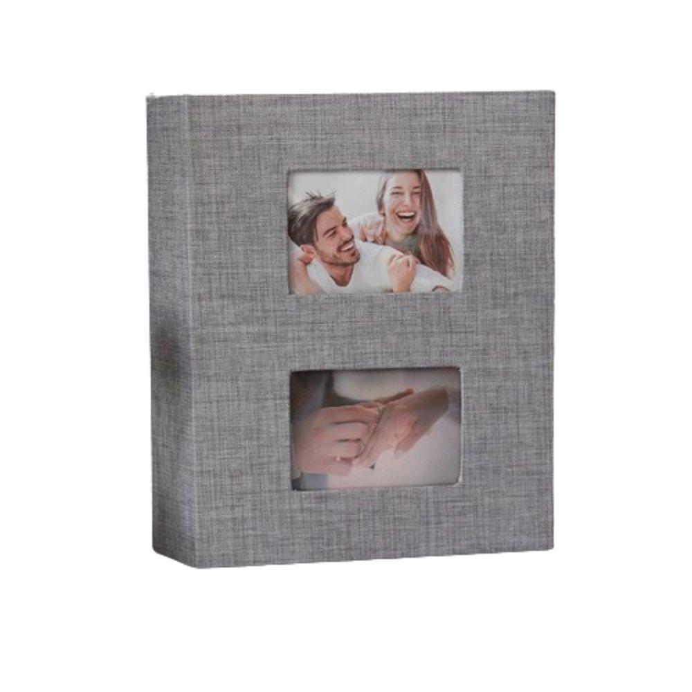 6-inch Picture Albums Book 200Pcs Large Scrapbook Album Linen Cover Photo Album  Family Anniversary