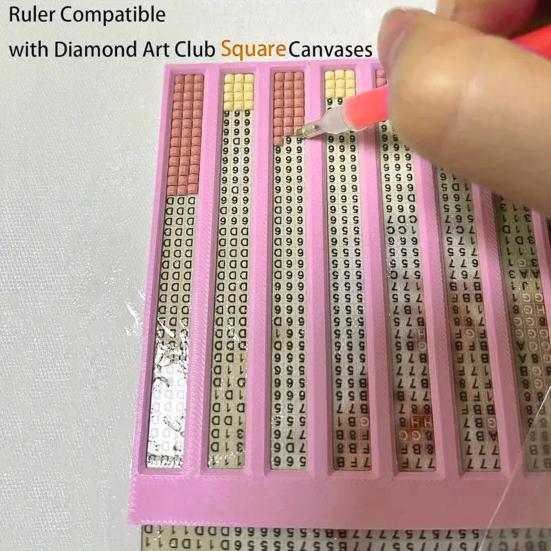 3 шт. Инструмент-линейка для рисования стразами Сделай сам Шаблон-квадрат для искусства стразами Инструмент для выравнивания Аксессуары-гиды для рисования стразами Подарок для энтузиастов