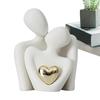 Фигурки Влюбленной Пары Абстрактная Романтическая Скульптура Пары Керамическая Фигурка Любовь Свадебные Фигурки Художественное Ремесло Для Полок Декор