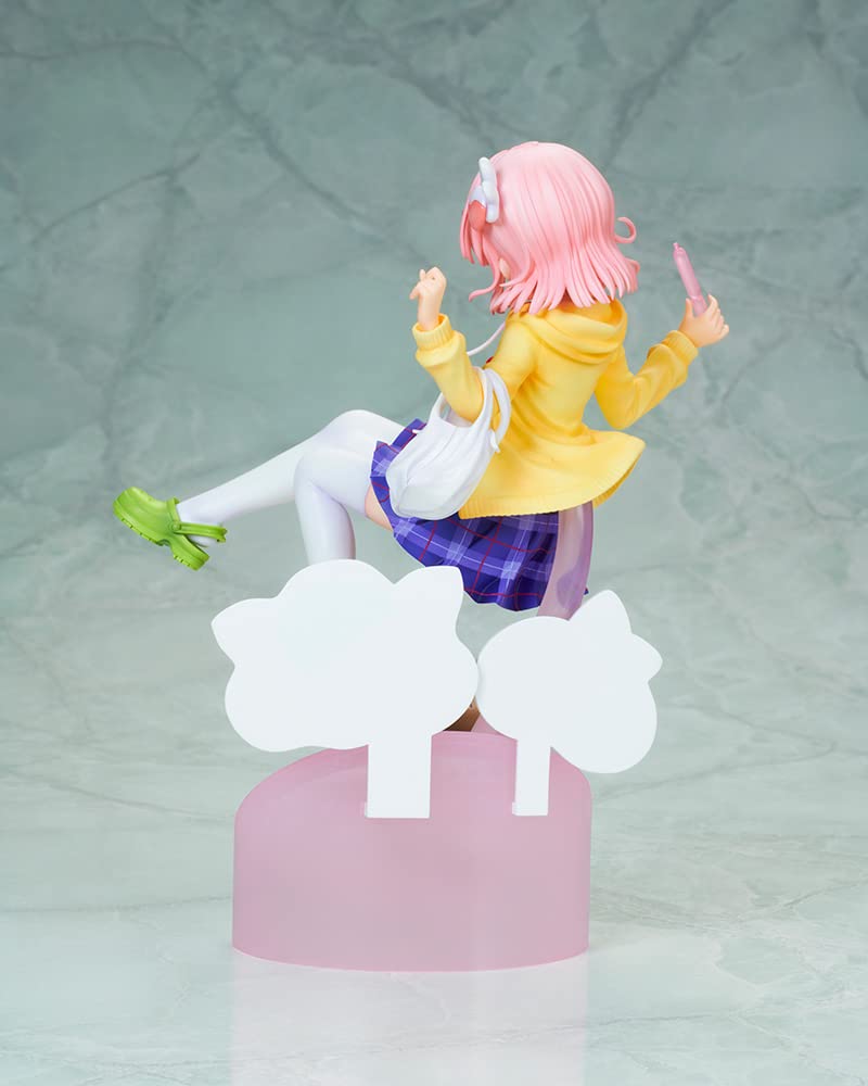 Мачикадо Мазоку Момо Тиёда Равномерная шкала, окрашенная в ПВХ готовая фигурка PV034, 2-тёмэ, версия. 1/7