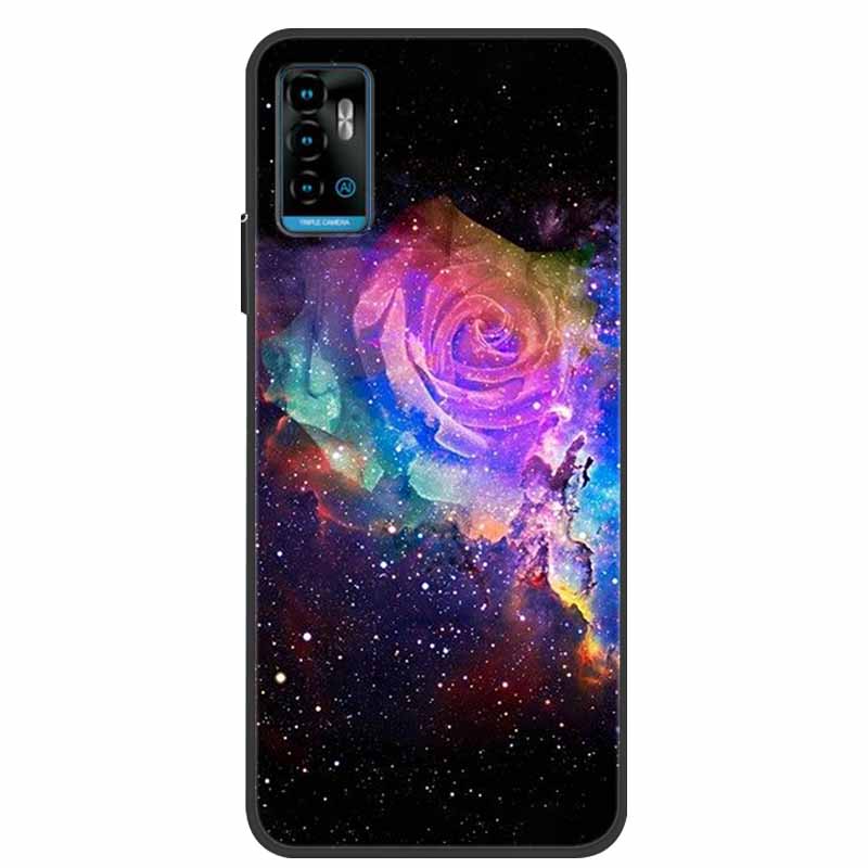 Чехол для ZTE Blade A71 Ударопрочный Мягкий силикон ТПУ Задняя крышка Для ZTE BladeA71 Чехлы для телефона Для ZTE Blade A 71 2021 Милый мультяшный