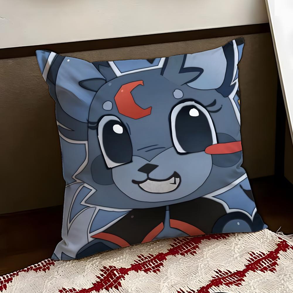 Game DDandys WWorld Cushion Cover Reversible Soft Durable Pillow Cover Home Car MultiScene Use for Daily Comfort