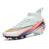 Новые футбольные бутсы шиповки высокие мужские и женские студенты и подростки