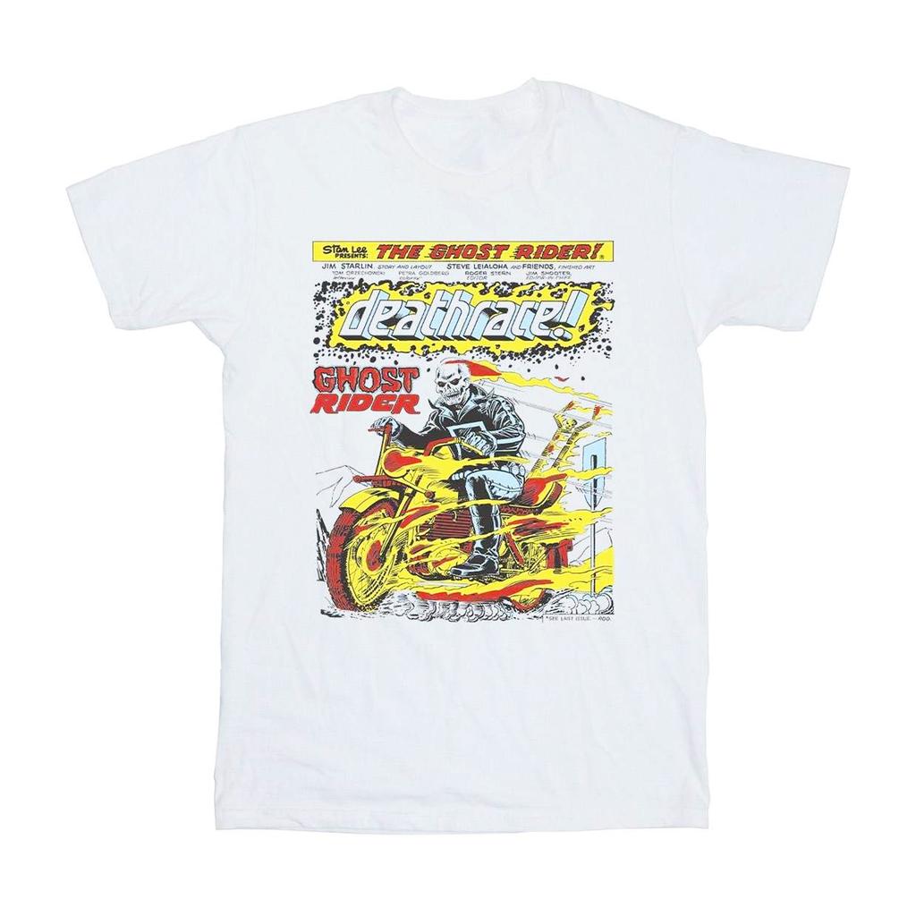 Marvel Mens Ghost Rider Chest Deathrace T-Shirt