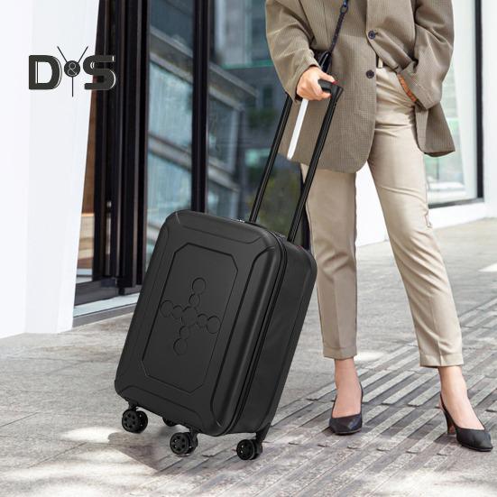 20-дюймовый чемодан для ручной клади, складной дорожный чемодан, ручная кладь с бесшумными колесами, трехзначный кодовый замок, телескопическая тяга