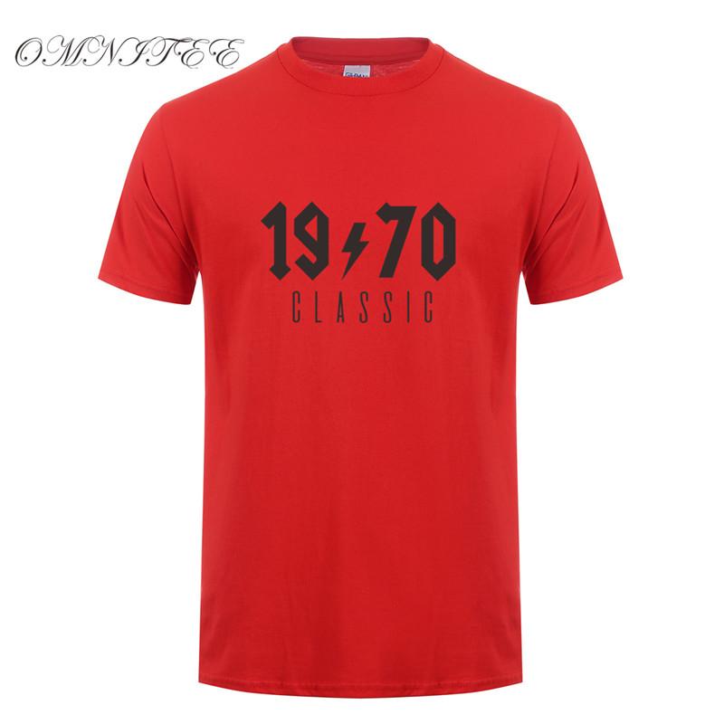 Omnitee Fashion 1970 Classic T Shirts Unisex Cotton Summer Funny Short Sleeve Birthday Gift T Shirt Tops Tee Unisexs Tshirt Oz190