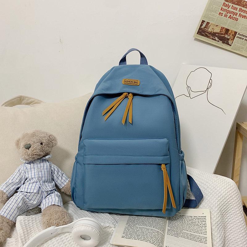 Корейский женский нейлоновый рюкзак 2023 года — модный, универсальный, школьный рюкзак в стиле литературного колледжа