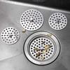 Round Square Shape Sink Strainer Stainless Steel Drain Cover Creative Floor Drain Net Cover