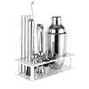Набор для коктейлей из нержавеющей стали Барменский набор Пластиковая подставка