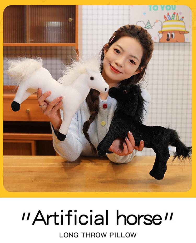 Милая плюшевая кукла-пони - Имитация лошади, покрытой кровью и потом, Подарок на день рождения для девочек