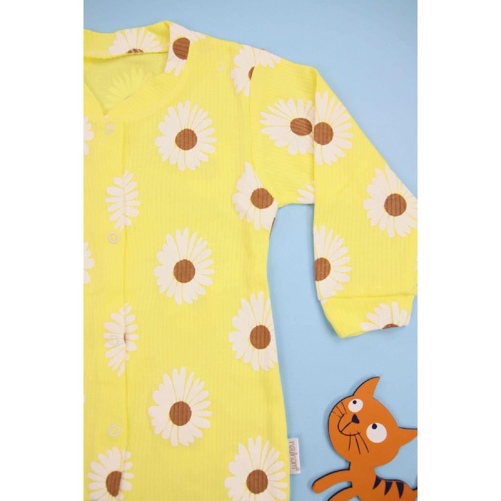 Бежевый Baby Baby Baby с принтом Daisy Baby Finding 100% хлопок