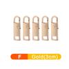 5/1PCS Detachable Zipper Puller Universal Replacement Metal Zipper Head Repair Kits Luggage Purses Handbag Clothes Zipper Slider