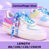 Gradient Print Flat Shoelaces Rainbow Colour Shoe Laces Suitable for All Casual Canvas Shoes Colorful Shoelace Unisex 1 Pair