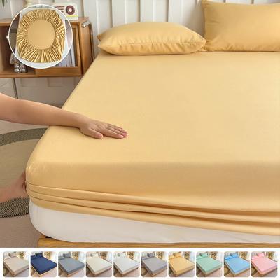 Хлопковая простыня на резинке Ультрамягкий удобный наматрасник 800TC Простыни по размеру для односпальной, двуспальной, королевской и двуспальной кровати 160/200