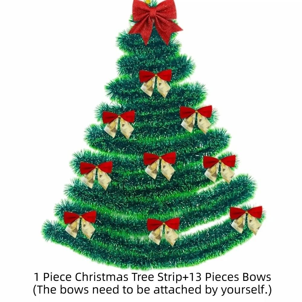 Simulated Christmas Tree Strip Reusable Christmas Decor DIY Xmas Tree Shopping Mall