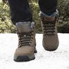 Men Snow Shoes Casual Winter Plush Warm Boots Platform Sneakers Male High Tops Cotton Shoes