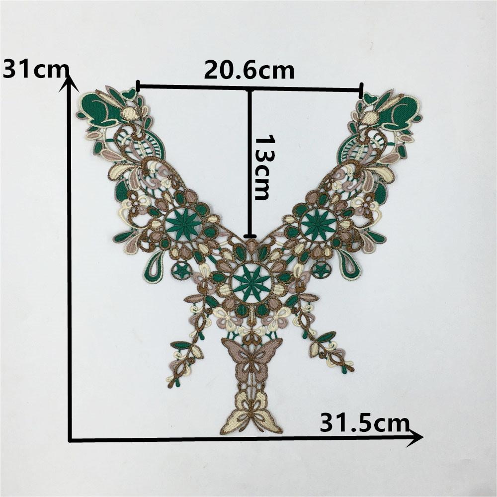Clothing Accessories Lace Flower Hollow Lace Polyester Collar Multi-Color Embroidered Clothes Diy Decorative Neckline Accessories