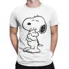 Snoopy And Woodstocks Be Happy Dance T Shirt For Unisex 100 Cotton Tshirt Round Collar Cartoon Tee Shirt Short Sleeve Clothes