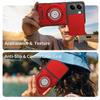 Для Xiaomi Poco X7 Pro/Redmi Turbo 4 360° вращающийся автомобильный держатель с магнитным кольцом чехол защитная крышка
