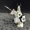 Средневековые госпитальеры Тевтонские рыцари Строительные блоки DIY мини-фигурки Действия Собираемые кубики Детские игрушки Подарки Серия 3