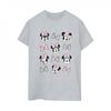 Womens/Ladies Minnie Mouse Multiple Cotton Boyfriend T-Shirt