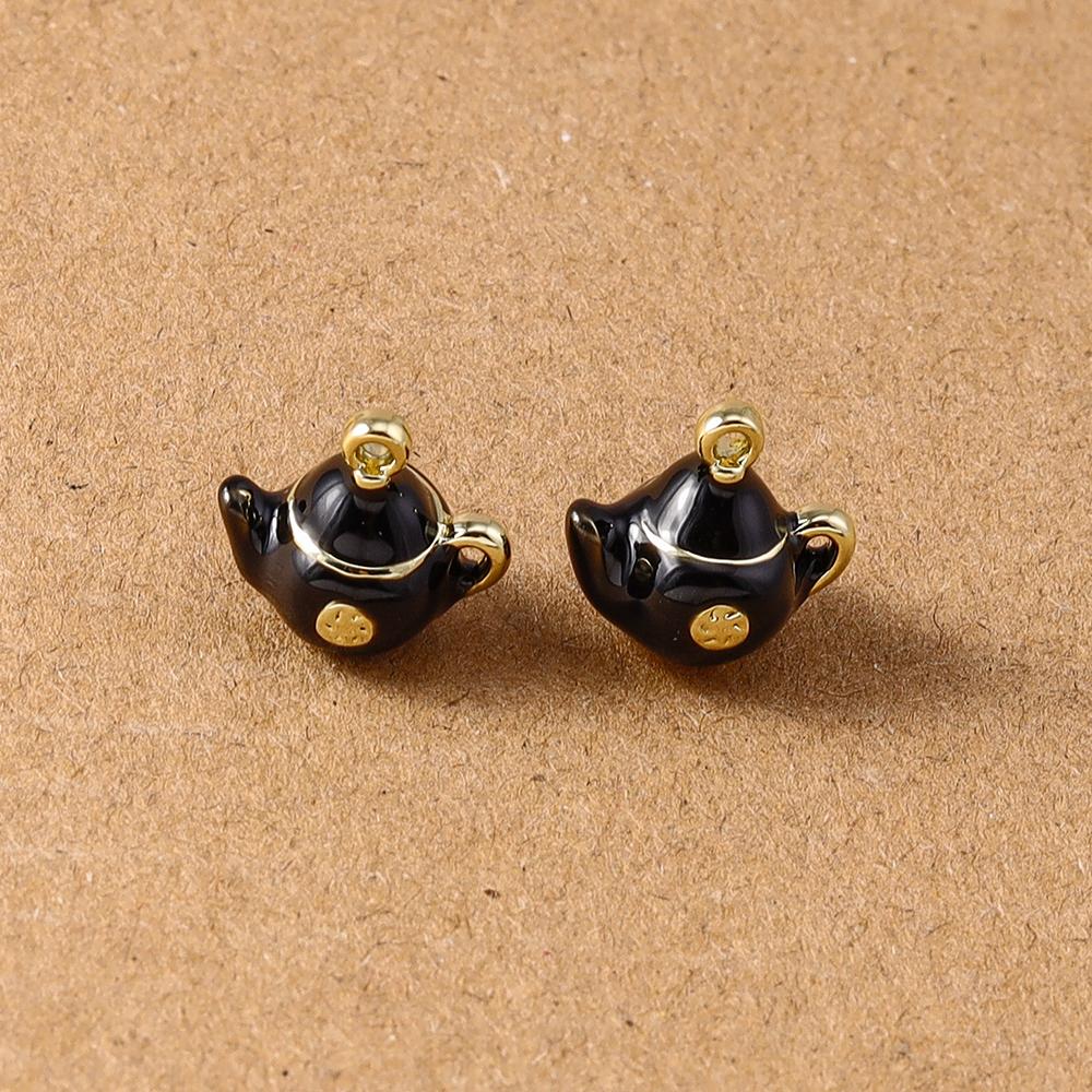 5 шт. Милые Подвески в виде Кофейных Чашек, Пирожных, Шоколада, Пончиков для Изготовления Серёг, Ожерелий, DIY Аксессуары для Бижутерии