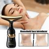3 In 1 Face Massager Facial Lifting Device Electric Beauty Introducer For Face Neck And Eyes Microcurrent Beauty Skin Tightening Machine Anti Aging