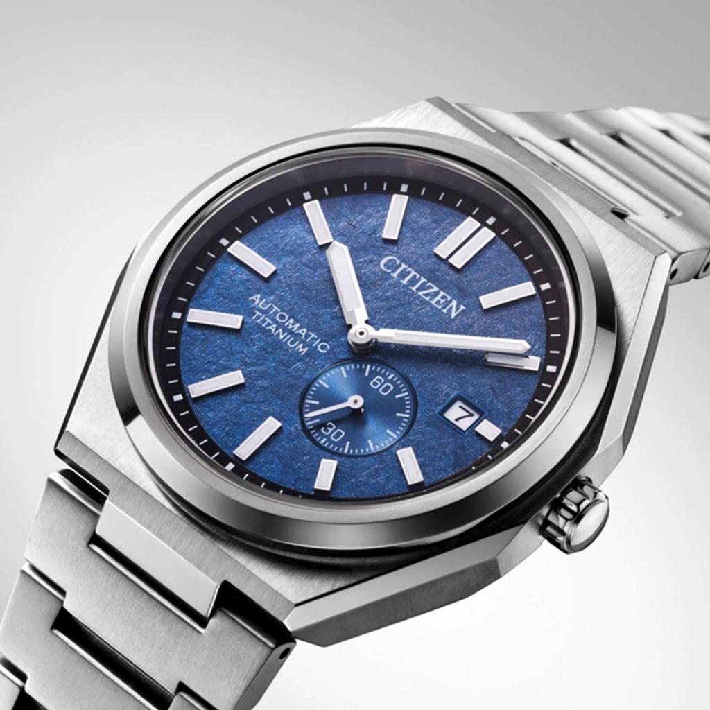 Citizen Zenshin NJ0180-80L механические супер титановые мужские часы с запасом хода 40 часов