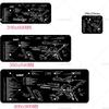 X Овальный Тактический Коврик для Мыши Большого Размера Precision Gaming Дизайн Настольные Коврики Противоскользящее Резиновое Основание Моющаяся Поверхность Офисный Коврик