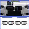 Car Front Bumper Kidney Grille Racing Grills For BMW 1 Series F20 F21 11-14 Replacement Double Slat Gloss Black Grilles