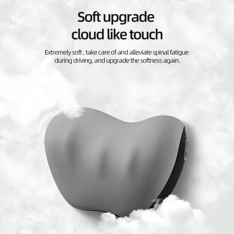 Car Soft  Lumbar Support Headrest Neck Pillow Support Universal Neck Pillows Cushion Car Memory Foam Lumbar Pillow Back