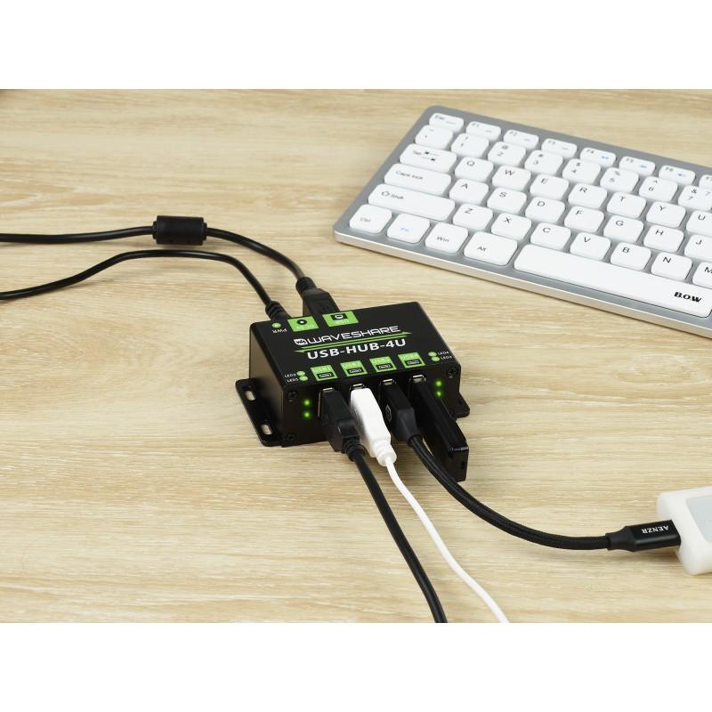 Industrial Grade USB HUB, Extending 4x USB 2.0 Ports