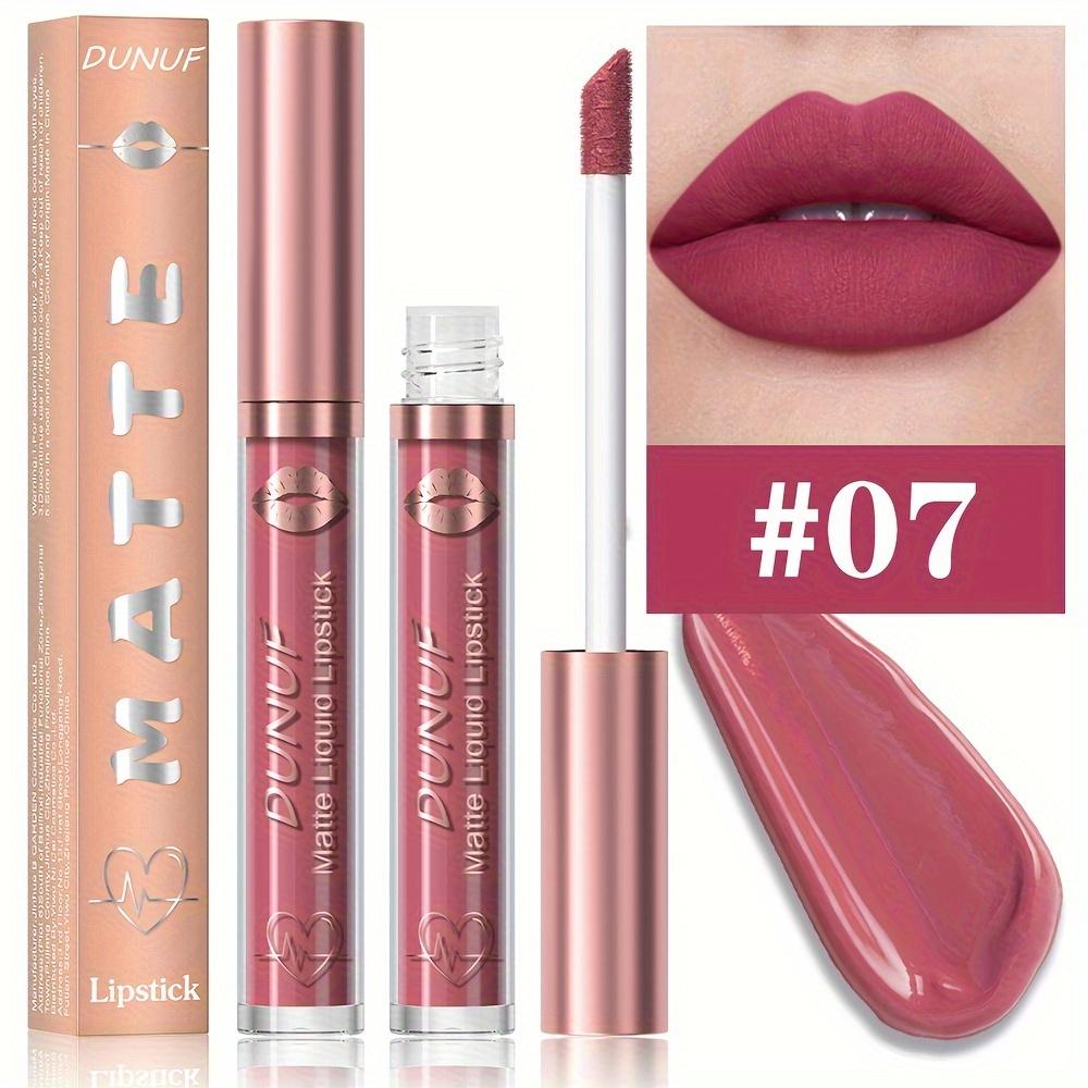 Увлажняющая губная помада Natural Matte Velvet Gloss Водостойкий стойкий блеск для губ Масло для губ Мягкий и гладкий для всех типов кожи Не содержит спирта Идеально ДЛЯ